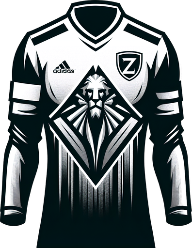 ЛОГОТИП НА ИГРОКЕ СВЕРХУ ФУТБОЛЬНОГО КЛУБА ЗЕНИТ.
Single Game Texture. In-Game asset. 2d. Blank background. High contrast. No shadows.