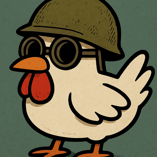 Que el personaje  tenga un casco de militar de la guerra con unos lentes de mira redonda