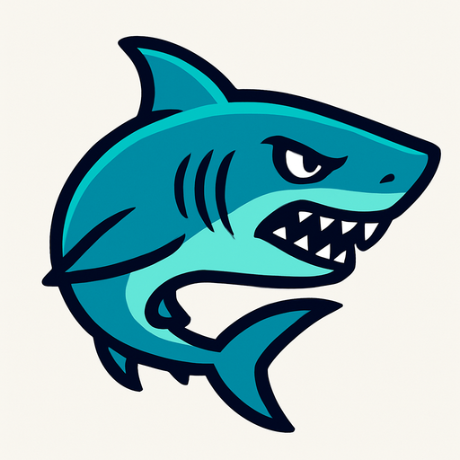 Tiburón.
In-Game asset.  2d.  High contrast.  No shadows
