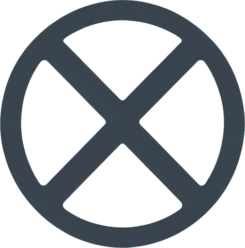 grey cancel icon.
UI