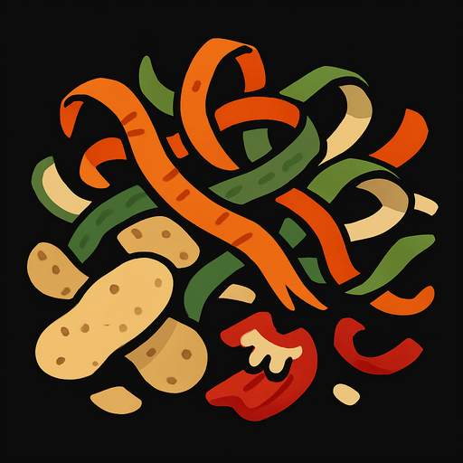 Pelage de legumes.
In-Game asset.  2d.  High contrast.  No shadows