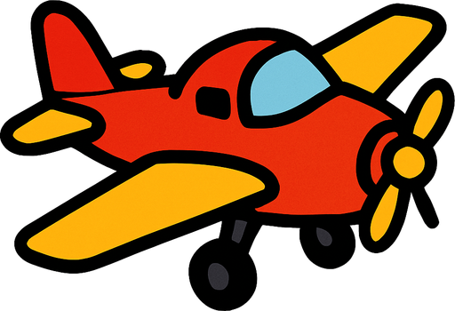 Plane.
In-Game asset.  2d.  High contrast.  No shadows