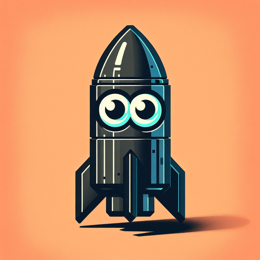 süper marıo oyunundaki siyah renkli ve gözleri olan füze.
Single Game Texture. In-Game asset. 2d. Blank background. High contrast. No shadows.