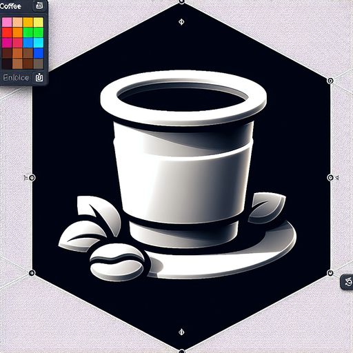 coffee mug.
Single Game Texture.  In-Game asset.  2d.  Blank background.  High contrast.  No shadows