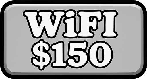Make button silver and change test to say 'WiFi $150'