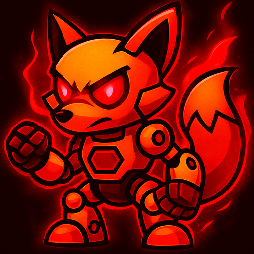 Con ojos rojos y aura roja