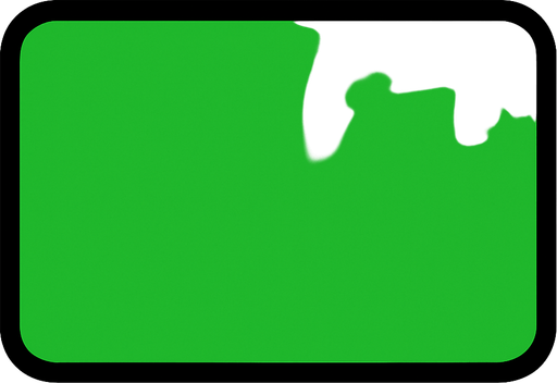 green rectangle.
In-Game asset.  2d.  High contrast.  No shadows