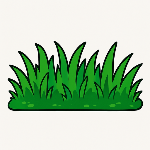 PLANT VS ZOMBİ DEKİ ÇİM.
In-Game asset.  2d.  High contrast.  No shadows