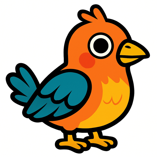 Kuş.
In-Game asset.  2d.  High contrast.  No shadows