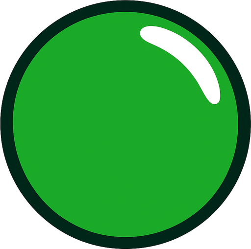 greenBall.
In-Game asset.  2d.  High contrast.  No shadows