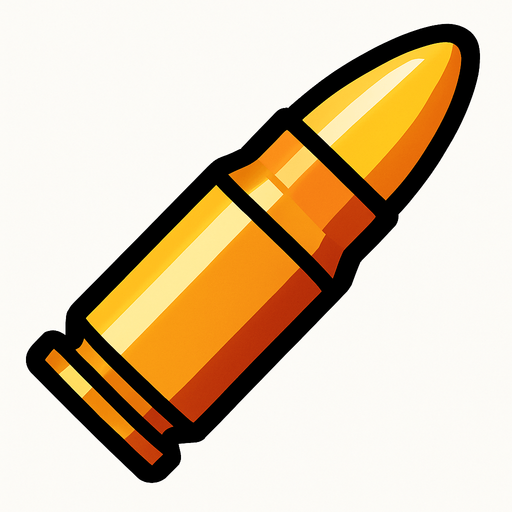 Mermi.
In-Game asset.  2d.  High contrast.  No shadows