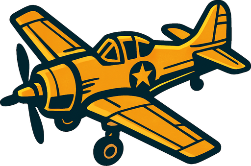 warplane.
In-Game asset.  2d.  High contrast.  No shadows