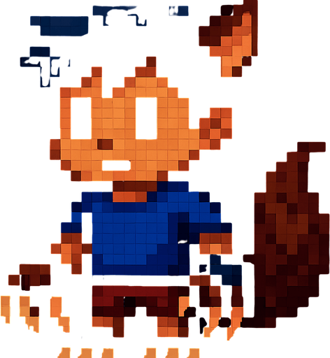 Garras de lobo, pixelart