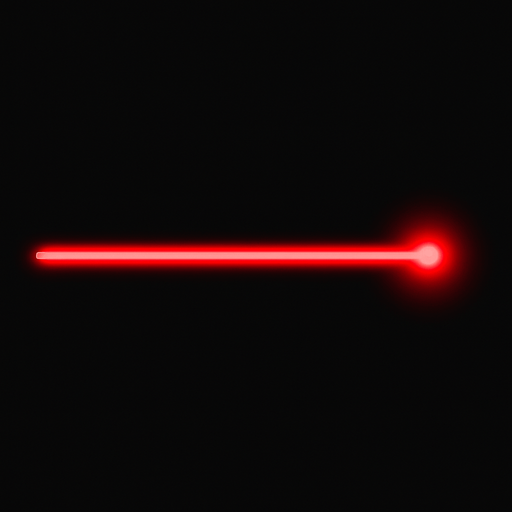 red laser beam.
In-Game asset.  2d.  High contrast.  No shadows