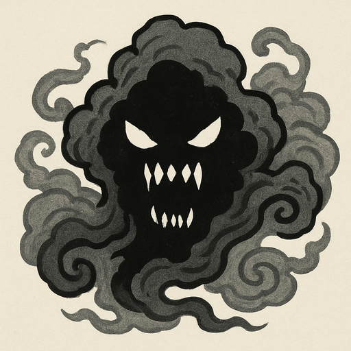 Niebla terrorifica.
In-Game asset.  2d.  High contrast.  No shadows