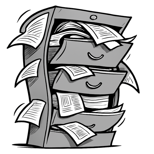 Squish the image like the cabinet is squeezing in on itself