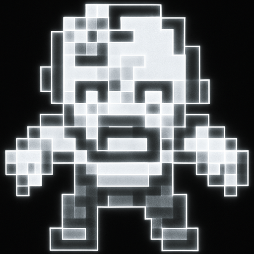 Cámbialo a color neon blanco retro