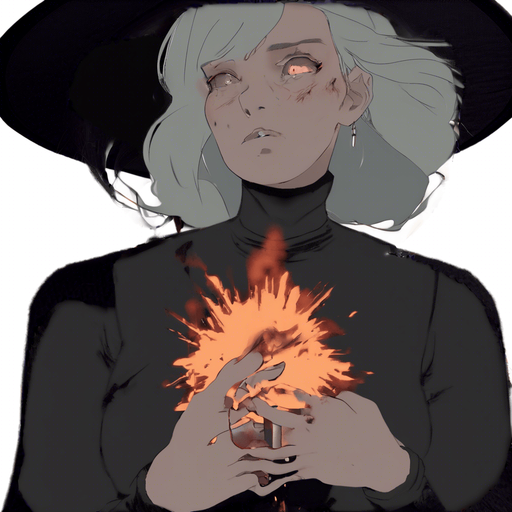the witch after an explosion