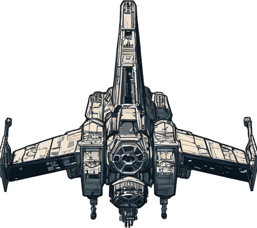 Fais le ressembler à un TIe Fighter