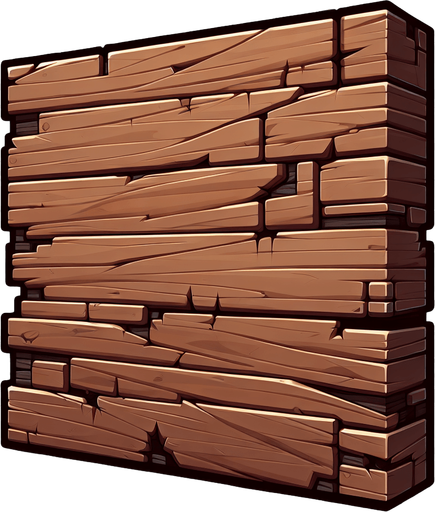 cartoon old splintered wood background.
Single Game Texture. In-Game asset. 2d. Blank background. High contrast. No shadows.