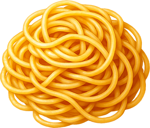 pasta - Gerçekçi - Yazısız.
In-Game asset.  2d.  High contrast.  No shadows