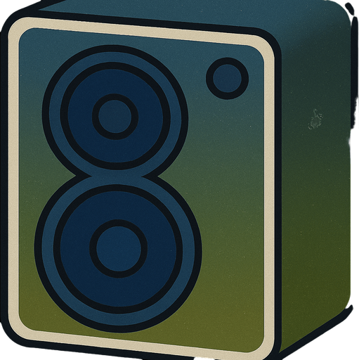 paint the speakers in a deep blue, please