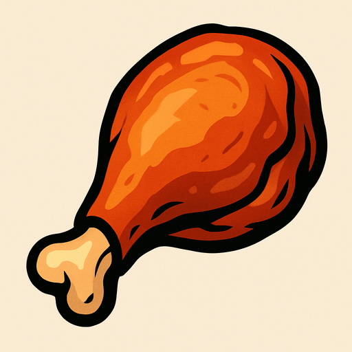 Tavuk eti.
In-Game asset.  2d.  High contrast.  No shadows