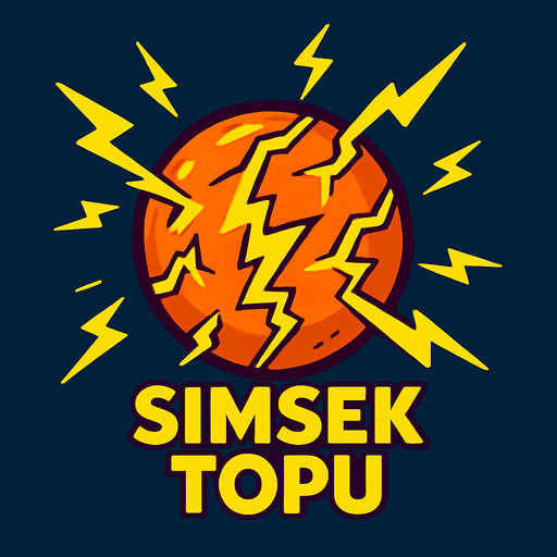 Simsek topu.
In-Game asset.  2d.  High contrast.  No shadows