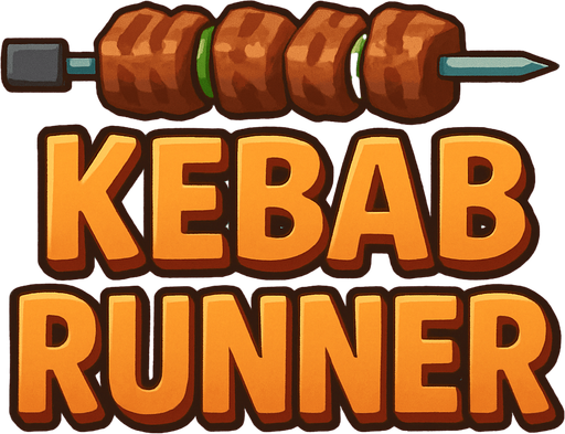 "Kebab Runner" yaz ama 1 şiş kebab yazının üstünde duracak olacak yani oyunun