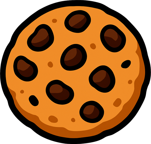 Cookie.
In-Game asset.  2d.  High contrast.  No shadows