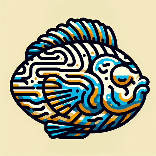 A sleeping fish.
Single Game Texture.  In-Game asset.  2d.  Blank background.  High contrast.  No shadows