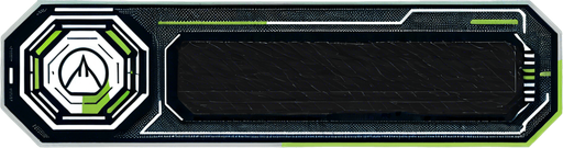 A black rectangle