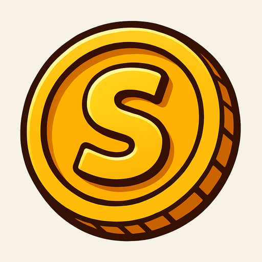 Coin.
In-Game asset.  2d.  High contrast.  No shadows