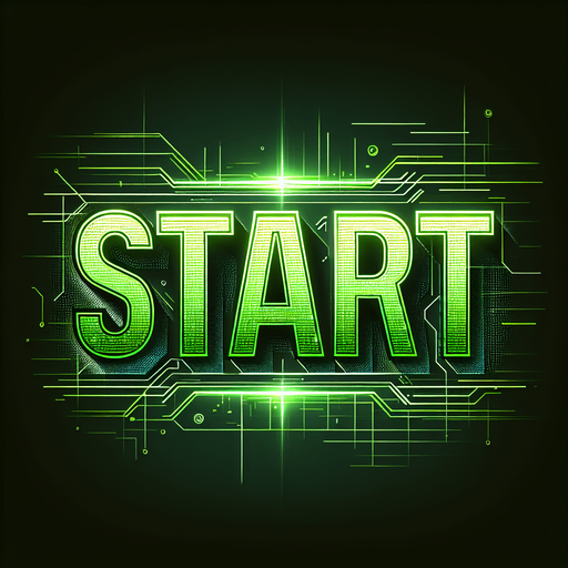 Green “Start” text.
electronic Style