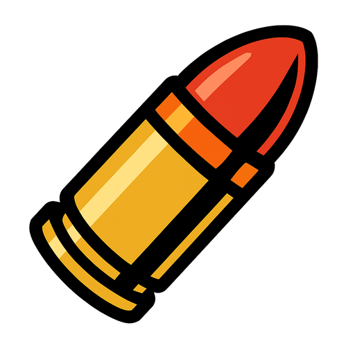 mermi.
In-Game asset.  2d.  High contrast.  No shadows