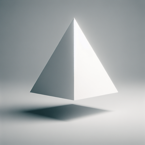 white triangle.