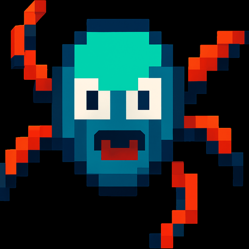 Sin modificar nada más solo mueve las patas de la araña derechas