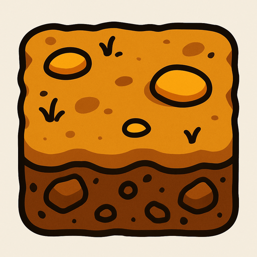 Bir dirt tasarla.
In-Game asset.  2d.  High contrast.  No shadows