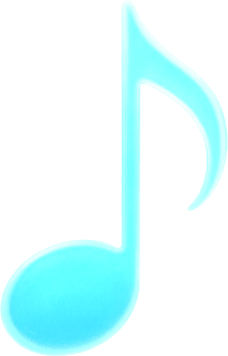 A single glowing blue melody symbol in the center, surrounded by soft blue light, abstract sound waves gently radiating outward, dreamy and minimalistic background, magical atmosphere, high contrast lighting, perfect for a music-themed game, 4K, highly detailed.
In-Game asset.  2d.  High contrast.  No shadows