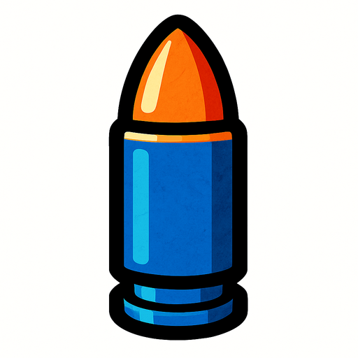 Mermi.
In-Game asset.  2d.  High contrast.  No shadows