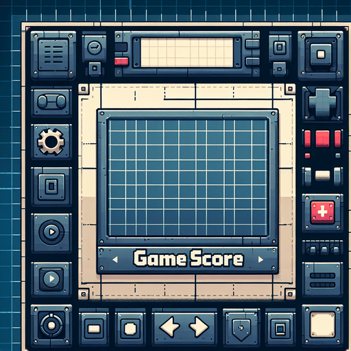 suggest a bkg for the score.
Single Game Texture. In-Game asset. 2d. Blank background. High contrast. No shadows.