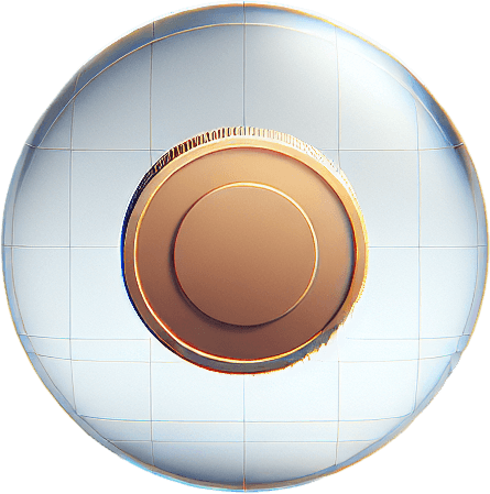 A single coin.
Single Game Texture. In-Game asset. 2d. Blank background. High contrast. No shadows.