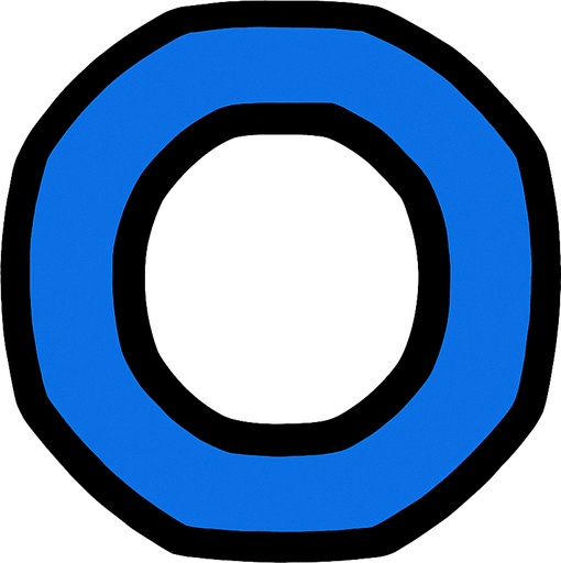 Blue O.
In-Game asset.  2d.  High contrast.  No shadows