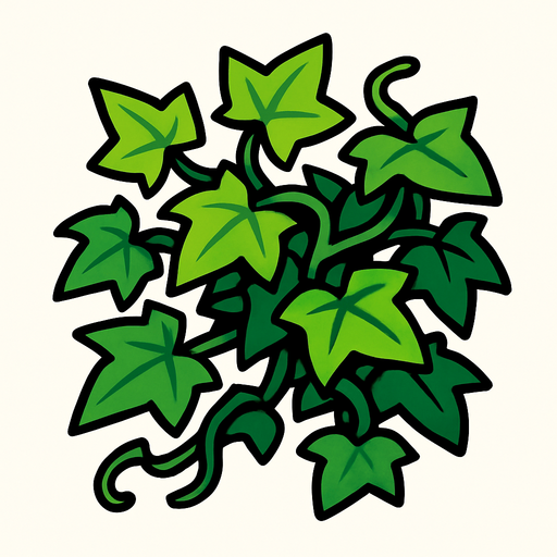 Ivy.
In-Game asset.  2d.  High contrast.  No shadows
