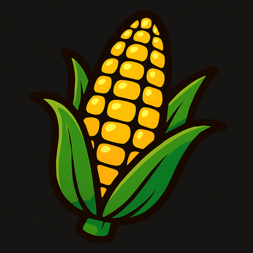 Corn.
In-Game asset.  2d.  High contrast.  No shadows