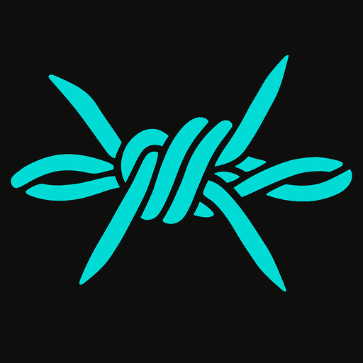 Tel düğüm.
In-Game asset.  2d.  High contrast.  No shadows