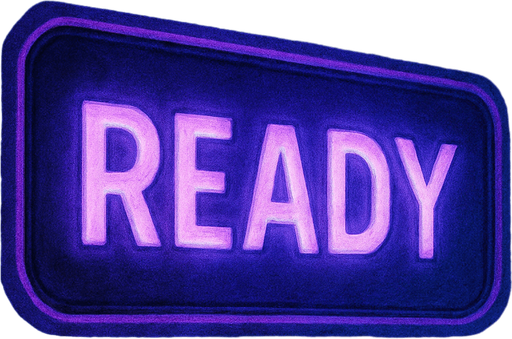 semi-realistic comic book style, moody neon lighting, lo-fi urban atmosphere, rich textures,  purple and blue tones, soft gradients