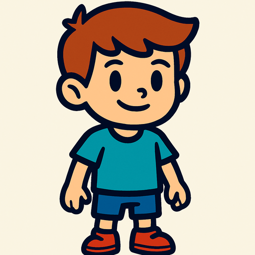 he is boy. my son.
In-Game asset.  2d.  High contrast.  No shadows
