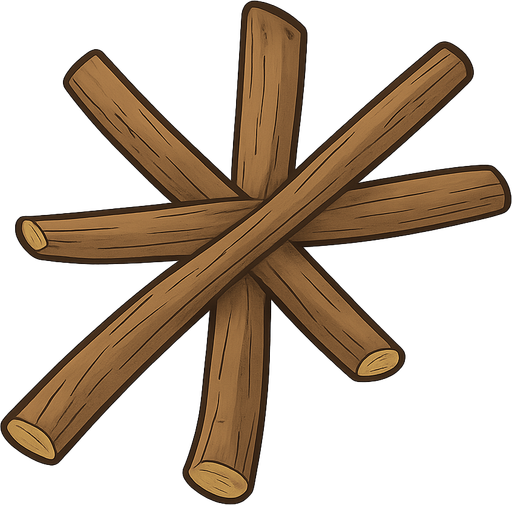 üstten bakış odun. No background. Transparent background. Blank background. No shadows. 2d. In-Game asset. flat