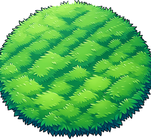 green meadow surface.

Single Game Texture.  In-Game asset.  2d.  Blank background.  High contrast.  No shadows